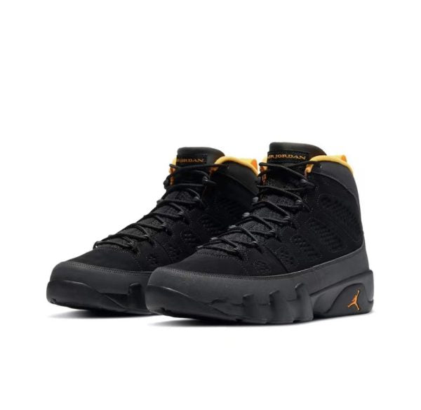 Jordan 9 Retro Dark Charcoal University Gold (GS)