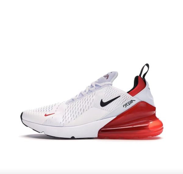 Air Max 270 Bianco Nero Rosso Universitario
