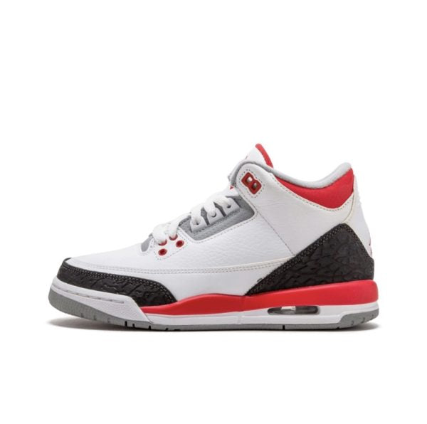 Air Jordan 3 Retro Rosso Fuoco 2013 Nero Bianco Rosso