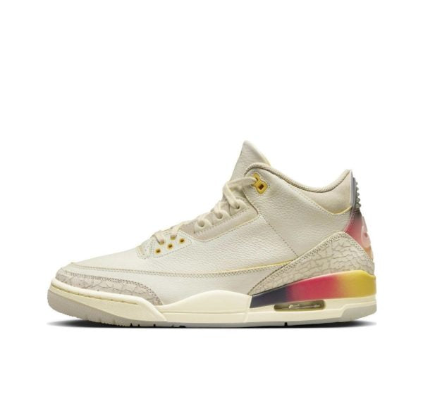 J Balvin x Jordan Air Jordan 3 Retro SP”Medellín Sunset Pelle Sunset Gradient Viso sorridente Durevole