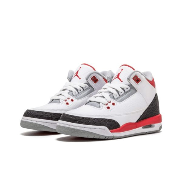 Air Jordan 3 Retro Rosso Fuoco 2013 Nero Bianco Rosso