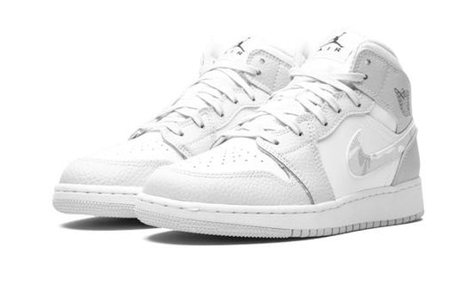 Air Jordan 1 Mid Bianco Camo' SKU: AJ 1 Mid Bianco Camo'