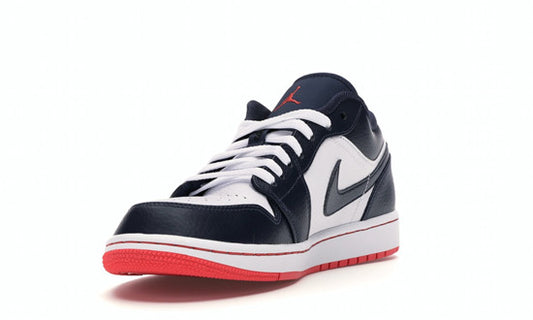 AIR JORDANS 1 LOW OSSIDIANA, EMBER GLOW E BIANCO 553558-481