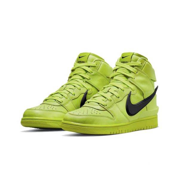 Air Jordan 1 Verde Fluorescente Nero SKU: AJ 1 Mid X CLOT Bianco CU2804-100-1