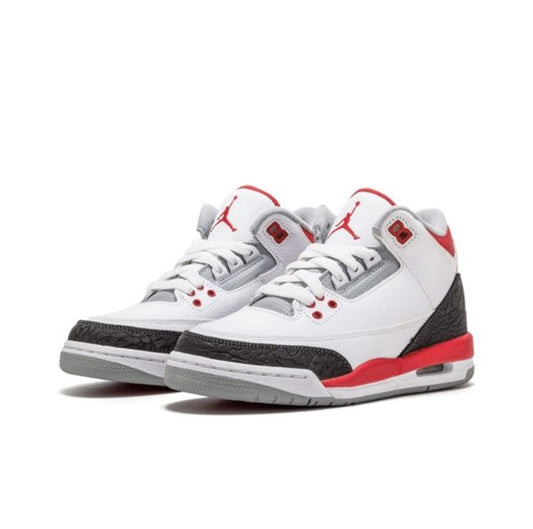 Air Jordan 3 Retro Rosso Fuoco 2013 Nero Bianco Rosso