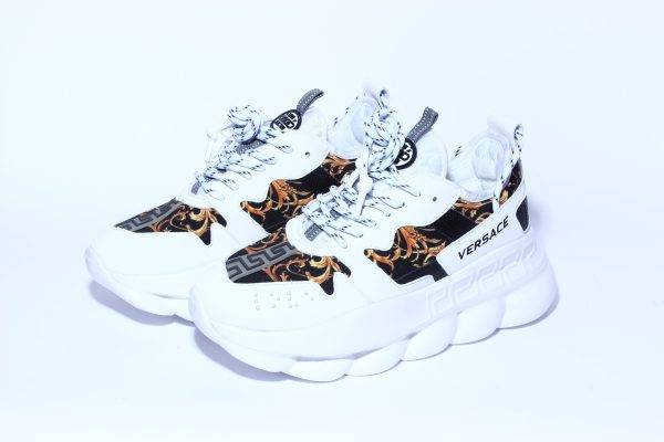 Versace Chain Reaction 2 Barocco Stampa Bianco Nero Giallo Codice articolo: Versace-7